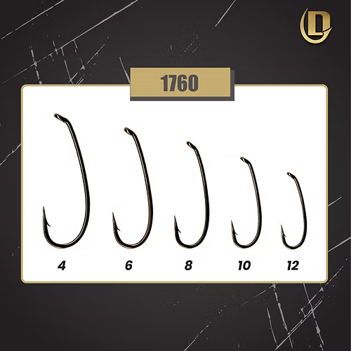 Daiichi 1760 - 2X Heavy Curved Nymph Hook