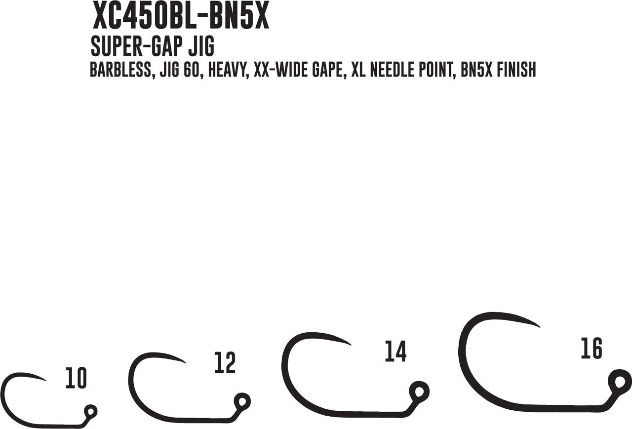 Umpqua XC 450BL-BN Hook - 25 Pack