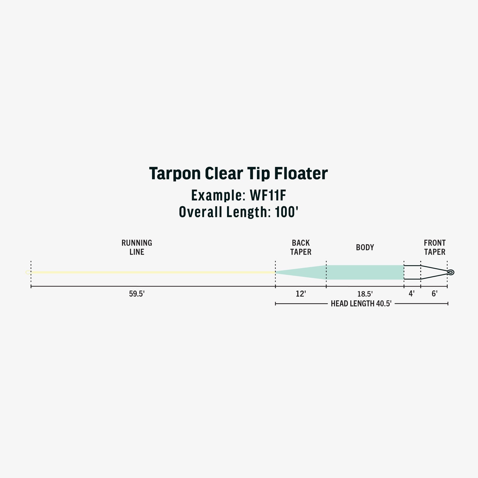 RIO Premier Tarpon Clear Tip Floater Fly Line