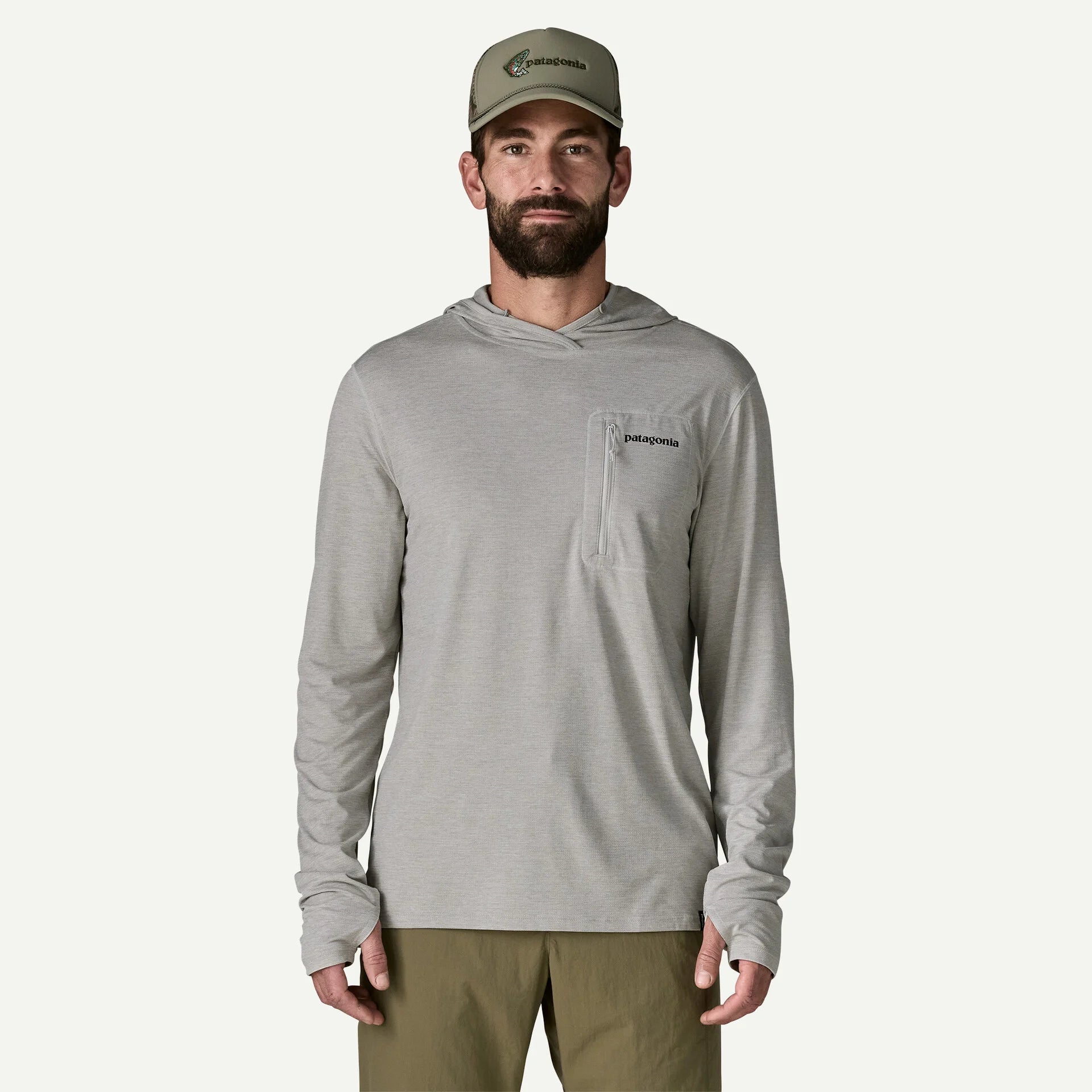 Patagonia Men's Capilene Cool Sun Hoody - Fitz Roy Trout