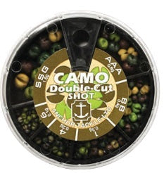 Anchor Dispenser Camo Double-Cut Split Shot