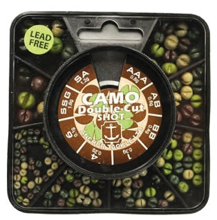 Anchor Dispenser Camo Double-Cut Split Shot