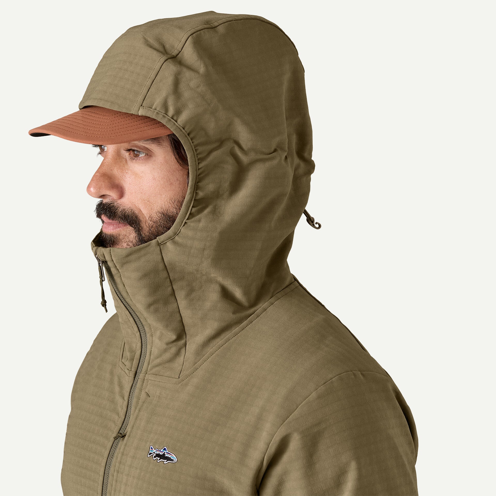 Patagonia Men's R1 Techface Fitz Roy Trout Hoody