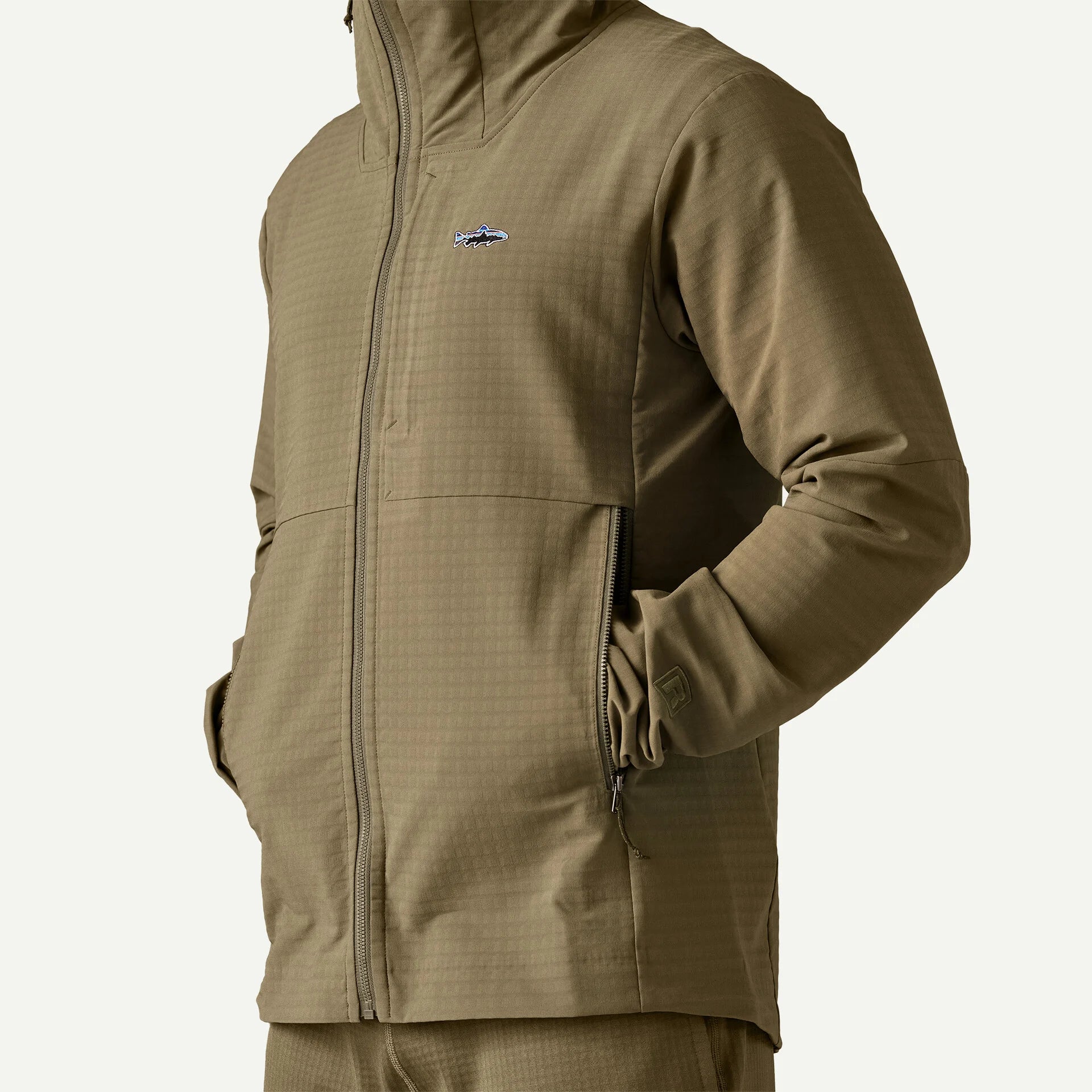 Patagonia Men's R1 Techface Fitz Roy Trout Hoody