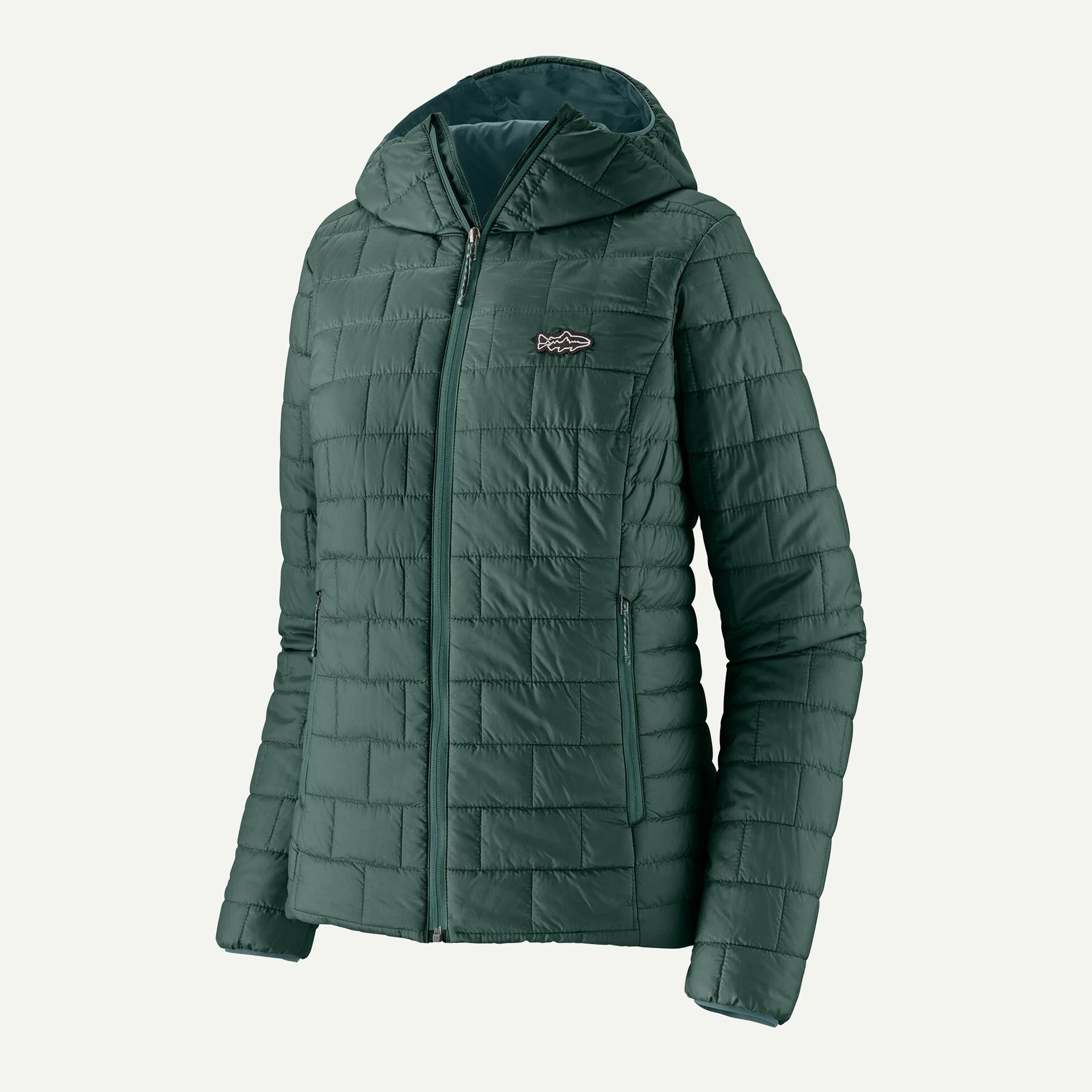Patagonia Women's Nano Puff Fitz Roy Trout Hoody