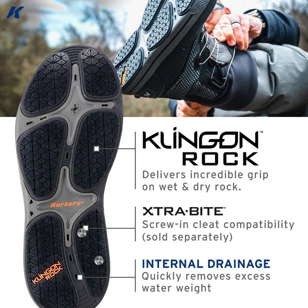 Korkers Men's Chrome Lite Wading Boots