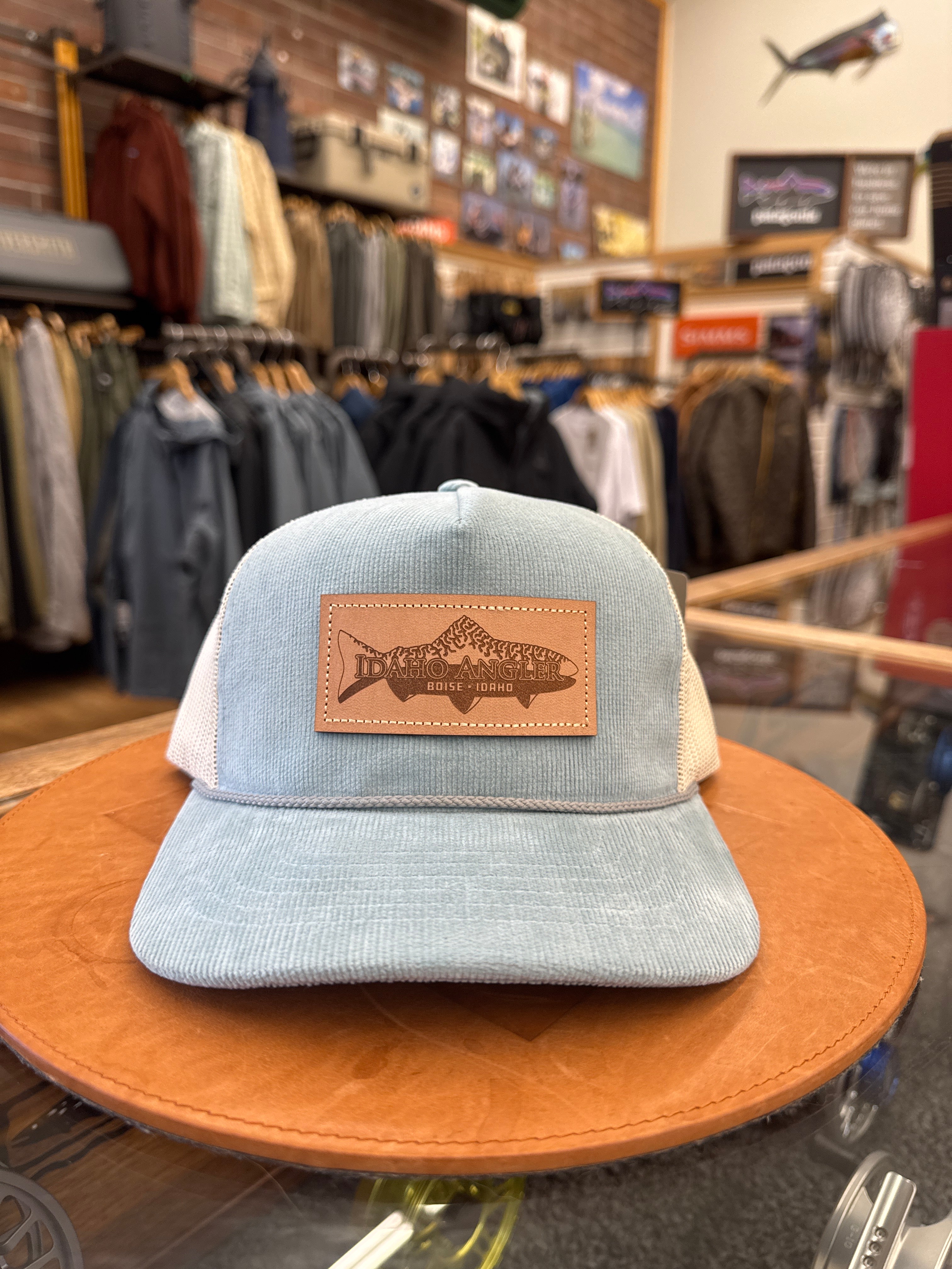 Idaho Angler Leather Patch Hat