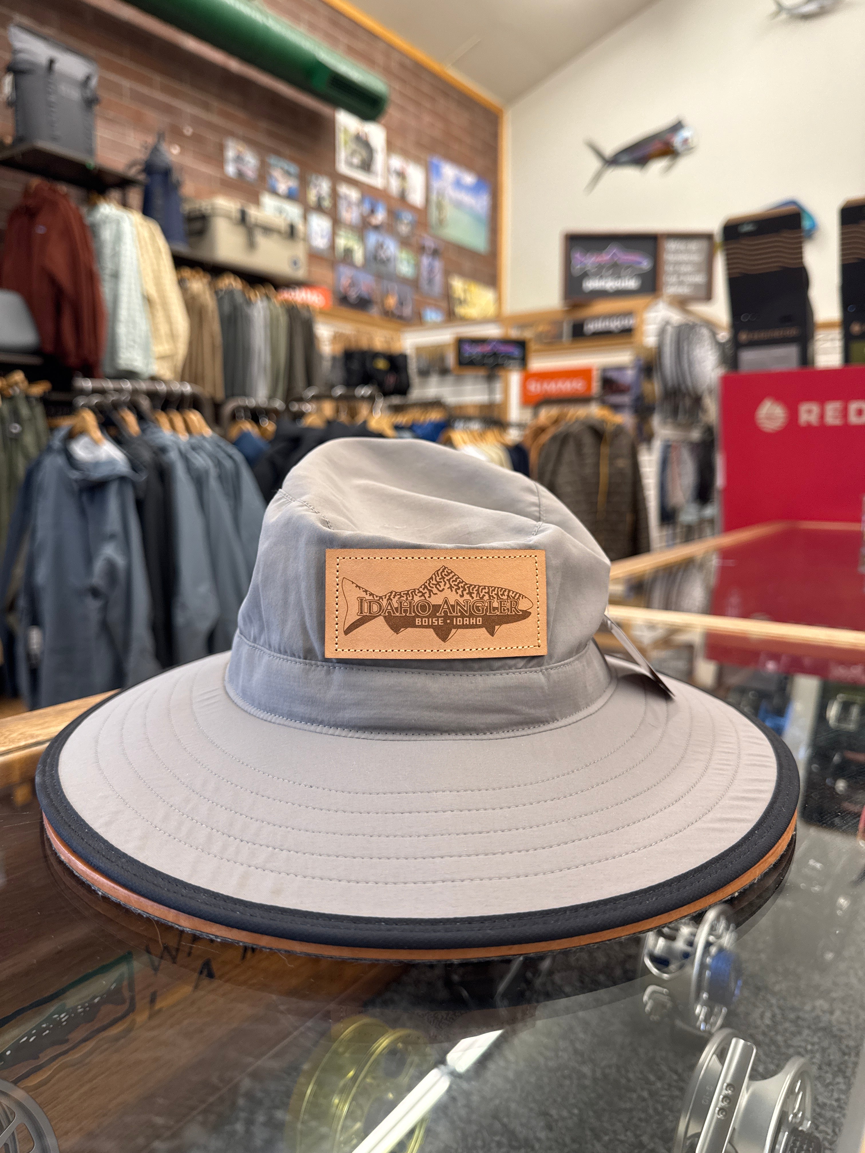 Idaho Angler Leather Patch Hat