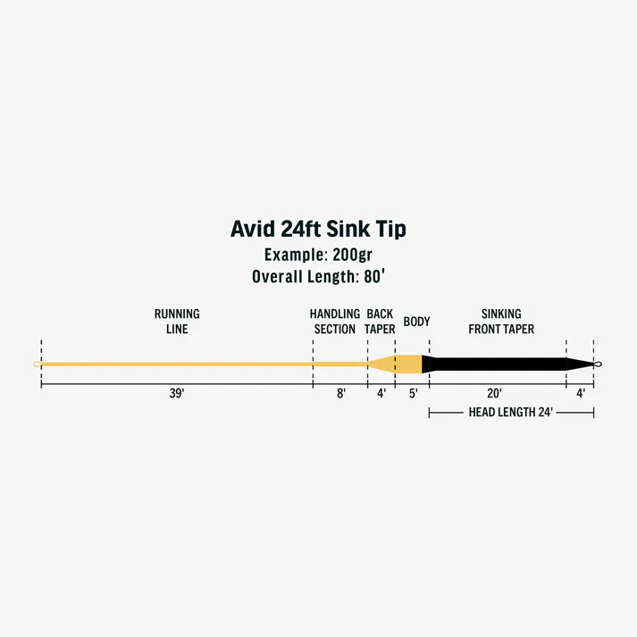 RIO Avid 24ft. Sink Tip
