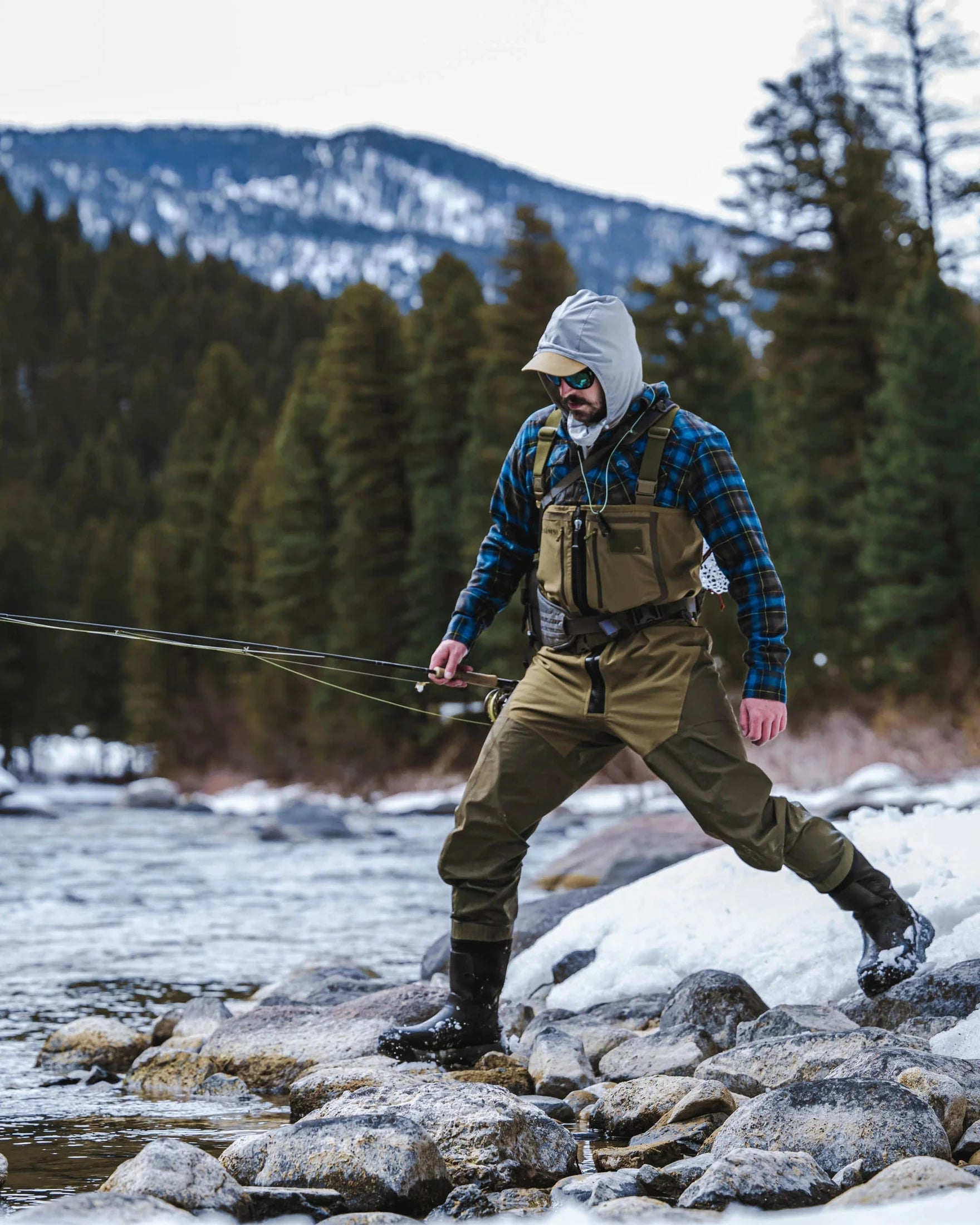 Simms Men's Freestone Z Bootfoot Waders - Rubber Sole