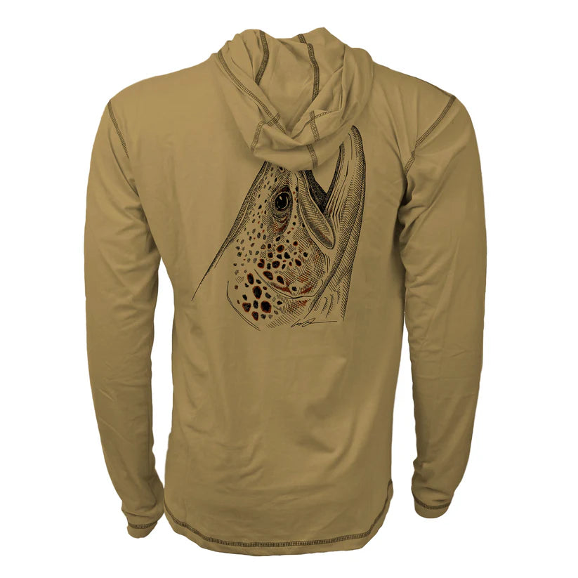 Rising Brown Merino Breeze Performance Hoody