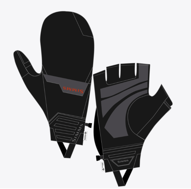 Simms Windstopper Foldover Mitt