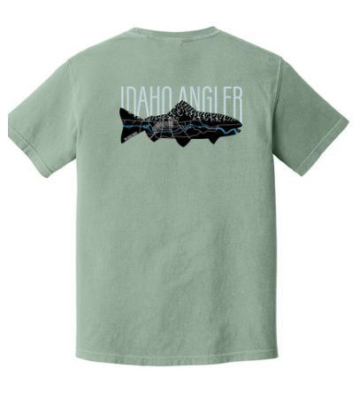 Idaho Angler - Spey Logo/Boise Map Short Sleeve Shirt