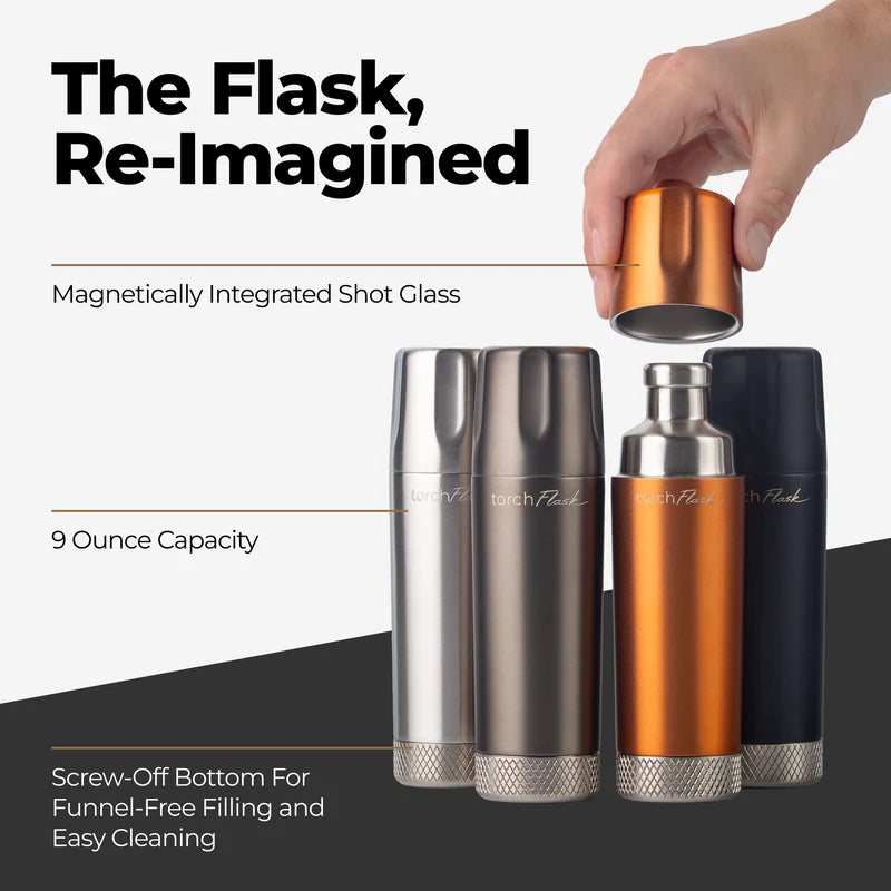 High Camp Flasks - Torch Flask 9oz