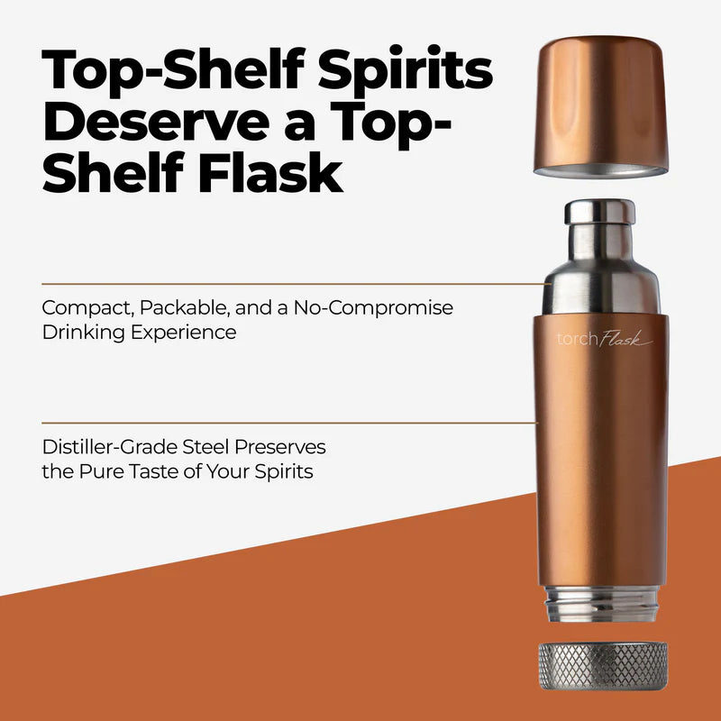 High Camp Flasks - Torch Flask 9oz