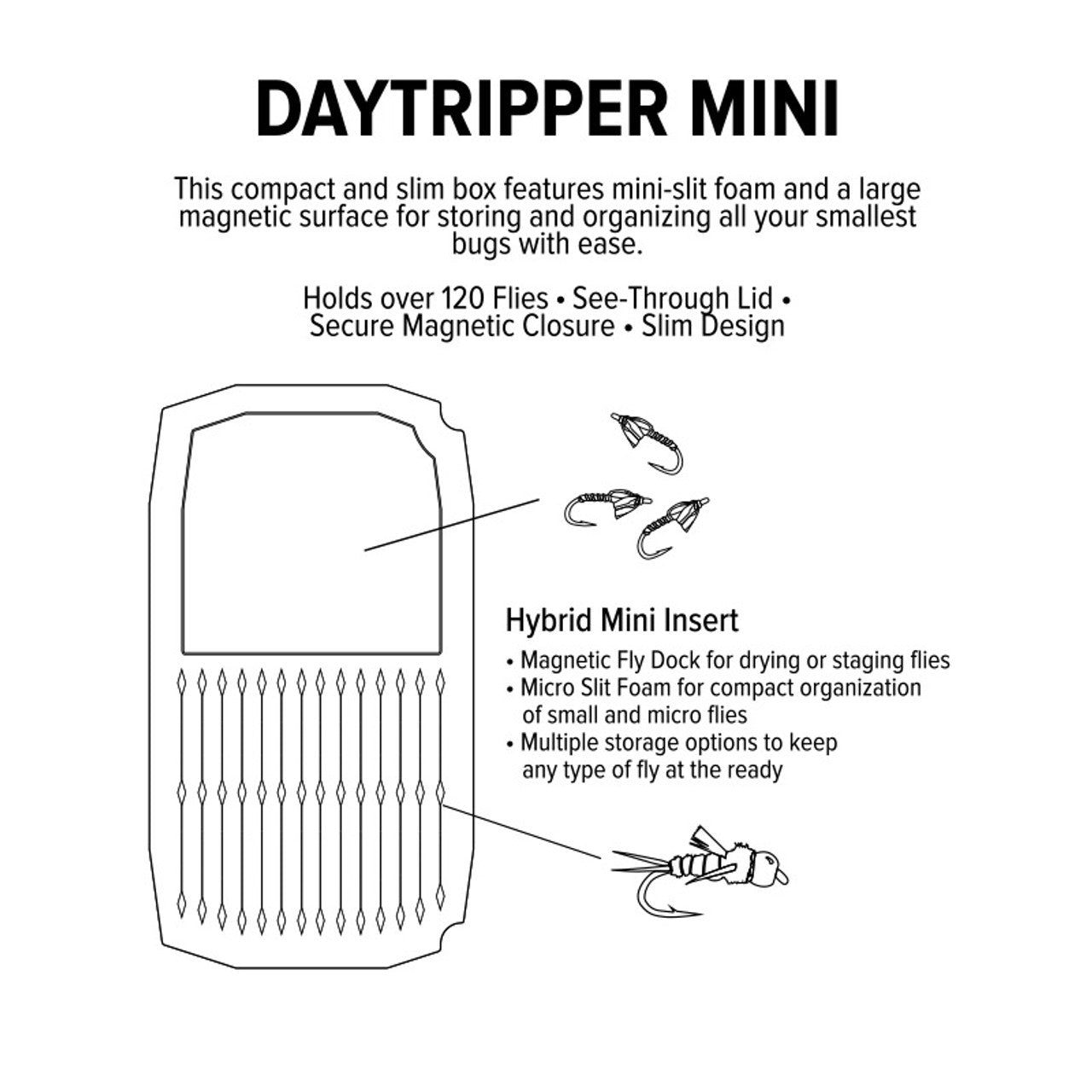 UPG Foam Daytripper Mini Fly Box
