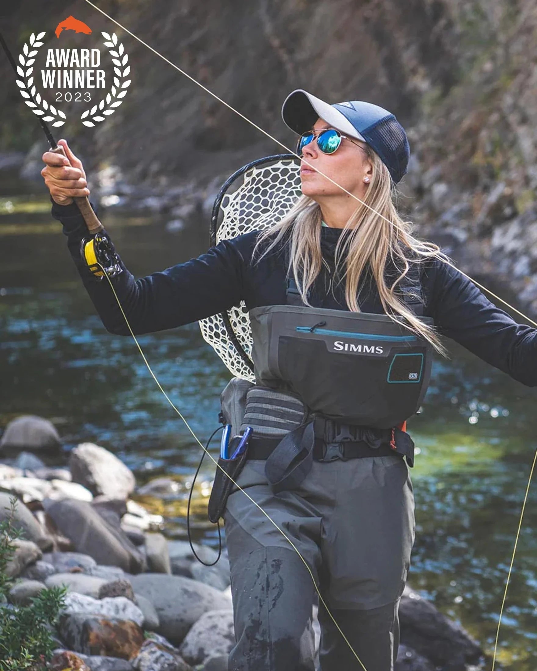 Simms Women's G3 Guide Waders - Stockingfoot