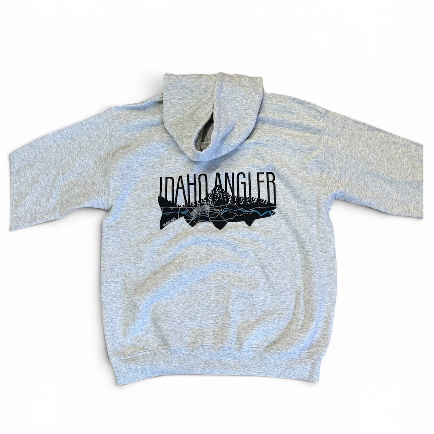 Idaho Angler Boise Map Hoody