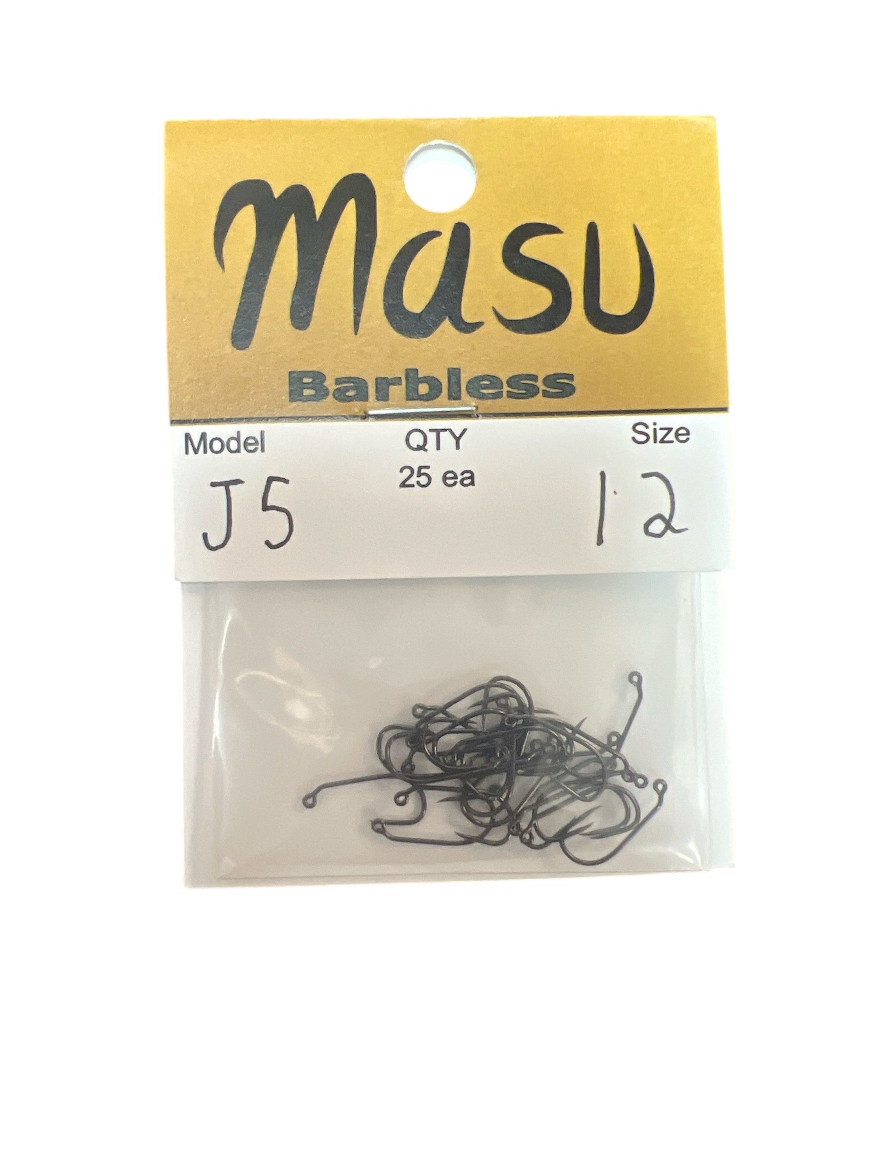 Masu J5 Hooks 25 Pack