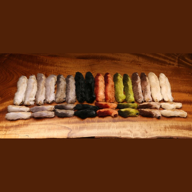 Hareline Snowshoe Rabbit Feet